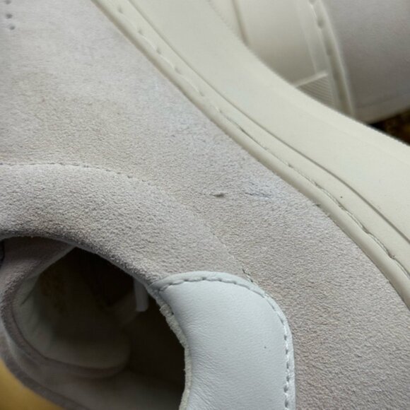 🆕 KURT GEIGER LONDON 🧿NWOB Laney Flower Embellished Sneakers, Bone, Sz 40 US 9 - Picture 14 of 16